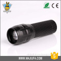 JF High quality T6 mini led zoomable flashlight/torch for outdoor/camping